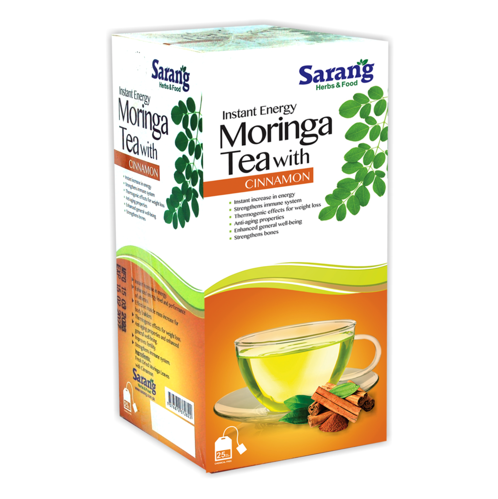 Moringa Tea bags with Cinnamon Sarang